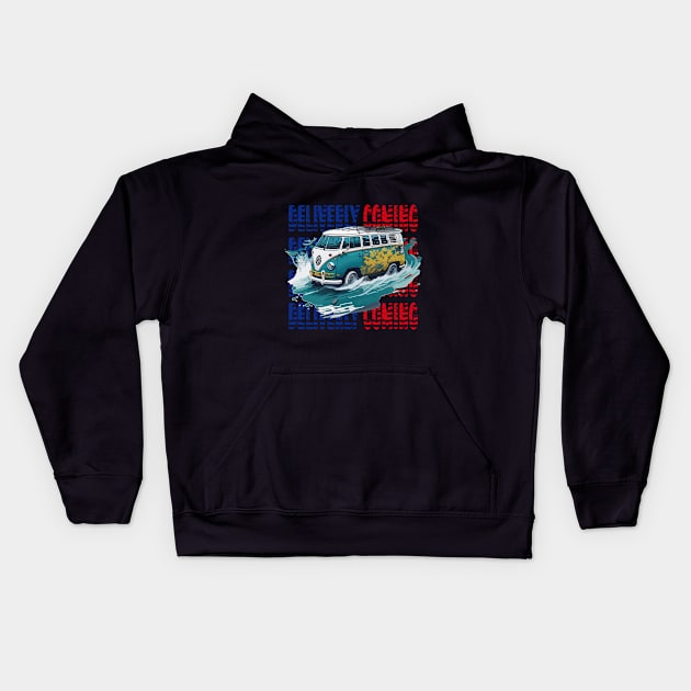 delivery design Kids Hoodie by marklink